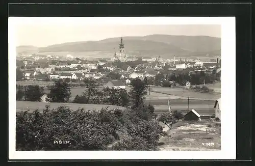 AK Pisek, Panorama mit Zentrum