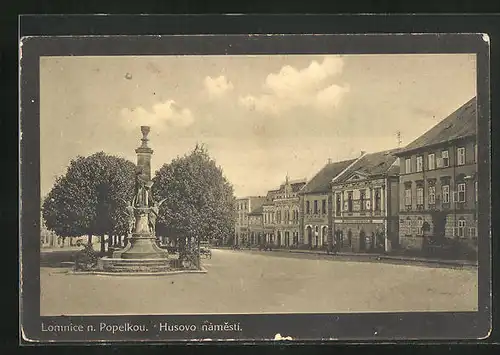 AK Lomnice n. Popelkou, Husovo namesti