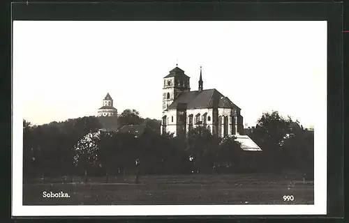 AK Sobotka, Blick zur Kirche