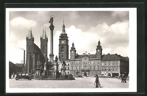AK Königgrätz / Hradec Kralove, Velke namesti