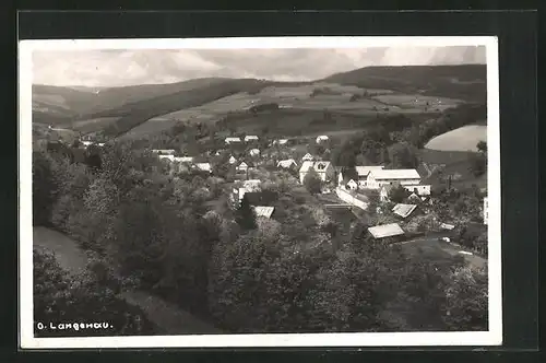 Foto-AK O.-Langenau, Panorama