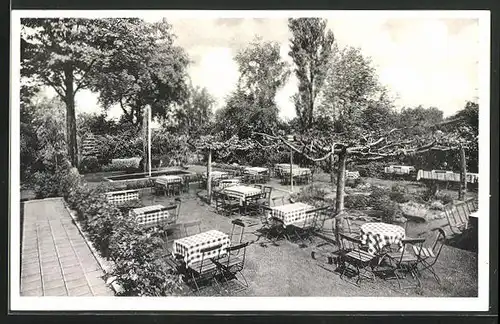 AK Mönchengladbach-Venn, Gasthof Loers, Idyllischer Garten