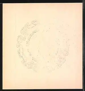 Exlibris 1. Rödentaler Flohmarkt, 1979, Mann mit Leierkasten