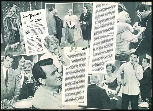Filmprogramm IFB Nr. 6020, Ein Pyjama für Zwei, Rock Hudson, Doris Day, Regie: Delbert Mann