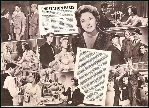 Filmprogramm IFB Nr. 6006, Endstation Paris, Susan Hayward, John Gavin, Regie: David Miller