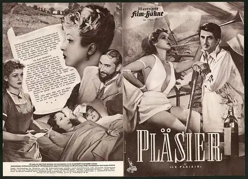 Filmprogramm IFB Nr. 1764, Pläsier, Claude Dauphin, Gaby Morlay, Jean Galland, Regie: Max Ophuls