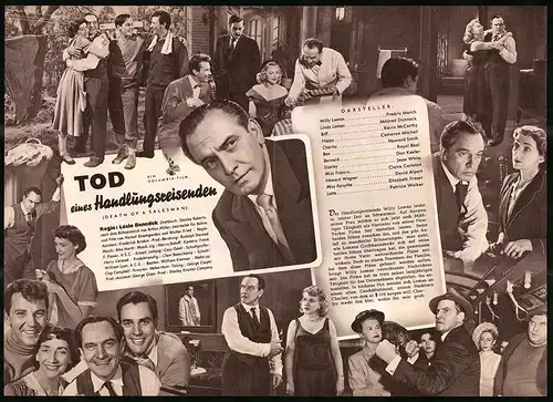 Filmprogramm IFB Nr. 1704, Tod eines Handlungsreisenden, Fredric March, Mildred Dunnock, Regie: Laslo Benedek