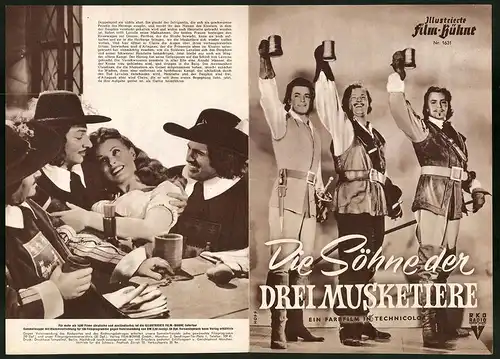 Filmprogramm IFB Nr. 1631, Die Söhne der Drei Musketiere, Cornel Wilde, Maureen O`Hara, Regie: Lewis Allen