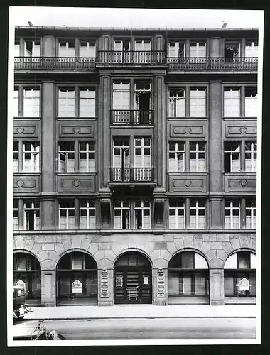 Fotografie unbekannter Fotograf, Ansicht Berlin-Kreuzberg, Geschäftshaus in der Hedemannstrasse 12