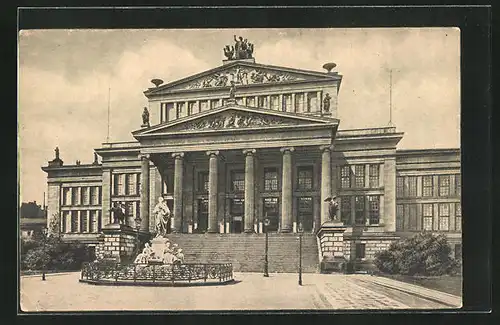 AK Berlin, Kgl. Schauspielhaus, Gendarmenmarkt