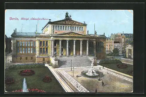 AK Berlin, Kgl. Schauspielhaus am Gendarmenmarkt