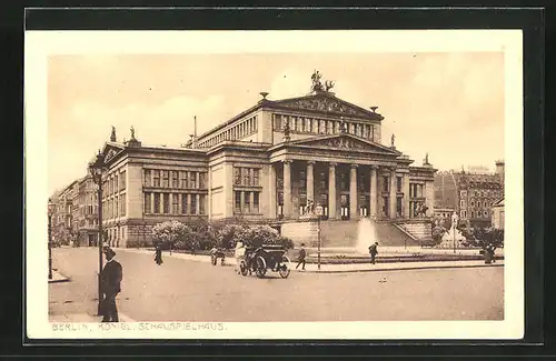 AK Berlin, Kgl. Schauspielhaus am Gendarmenmarkt