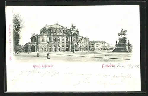 AK Dresden, Königliches Hoftheater, Semperoper