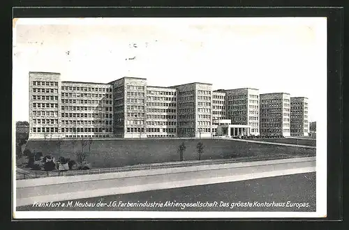 AK Frankfurt-Westend, Verwaltungsgebäude der I. G. Farbenindustrie AG