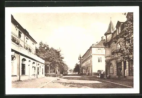 AK Konstantinovy Lázne, Strassenpartie im Sonnenschein