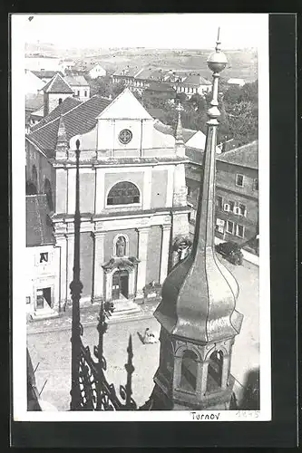 AK Turnau / Turnov, Ausblick vom Kirchturm