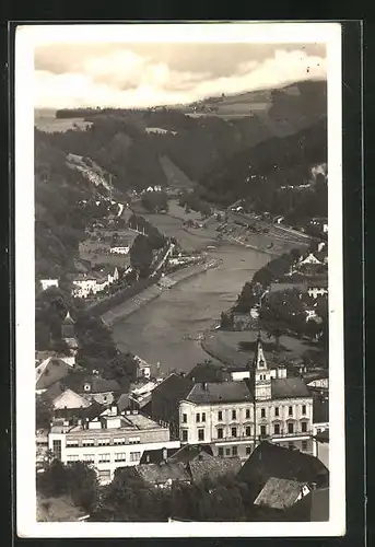 AK Zelezny Brod, Teilansicht mit Blick ins Flusstal