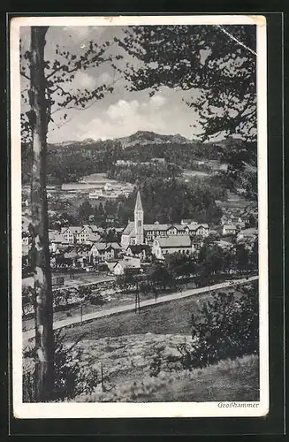 AK Grosshammer, Teilansicht mit Kirche