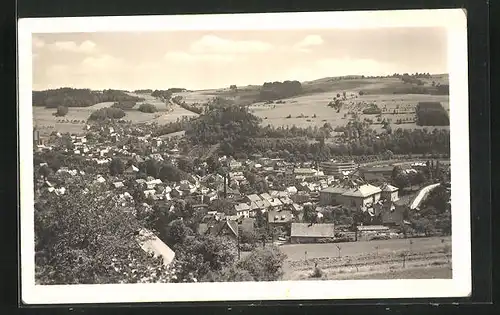 AK Zelezny Brod, Ortsansicht in der Sommersonne