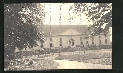 AK Steken, Baumschule vor Gutsherrenhaus