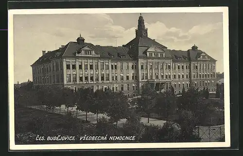 AK Budweis / Ceske Budejovice, Vseobecna Nemocnice, Krankenhaus