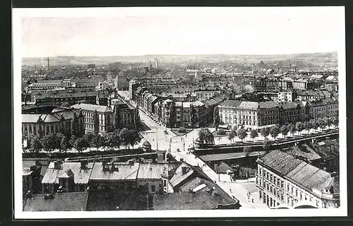 AK Königgrätz / Hradec Kralove, Totale der Stadt