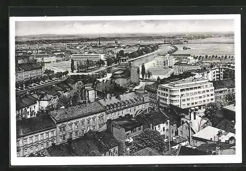 AK Königgrätz / Hradec Kralove, Totale der Stadt