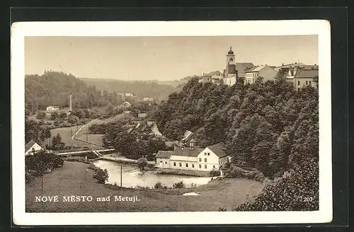 AK Nove Mesto, Teilansicht mit Mühlhaus