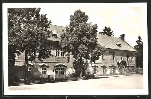 AK Teplice nad Metuji, Gebäude an einer Strasse