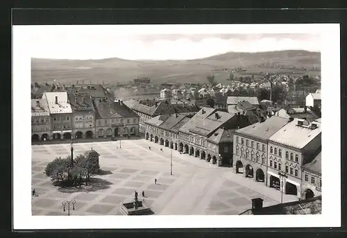 AK Jitschin / Gitschin / Jicin, Marktplatz, Namesti