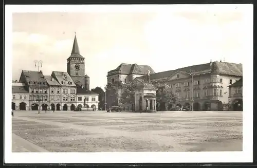 AK Jitschin / Gitschin / Jicin, Namesti, Marktplatz