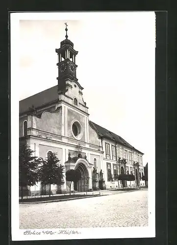 AK Police n. Met., Klaster, Kloster mit Kirche