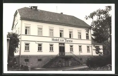 Foto-AK Finsterbergen, Hotel zur Tanne
