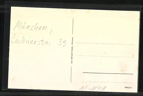 AK München-Nymphenburg, Säuglingsheim, Lachnerstrasse 39