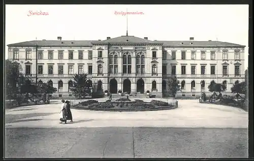 AK Zwickau, Blick zum Realgymnasium