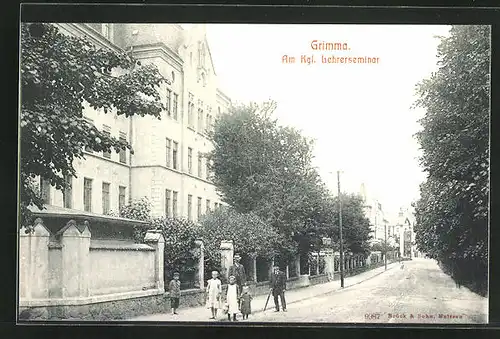 AK Grimma, am Kgl. Lehrerseminar