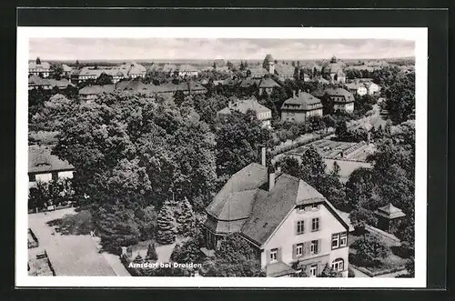 AK Arnsdorf i. Sa., Blick aus der Vogelschau