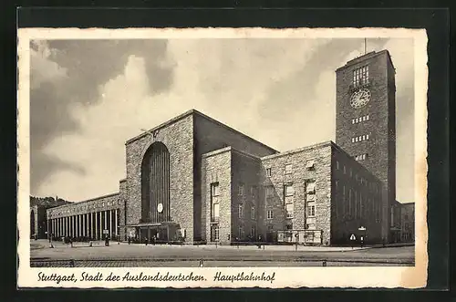AK Stuttgart, am Hauptbahnhof