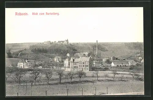 AK Rosswein, Panoramablick vom Hartenberg