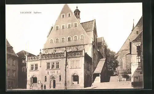 AK Eisleben, am Rathaus