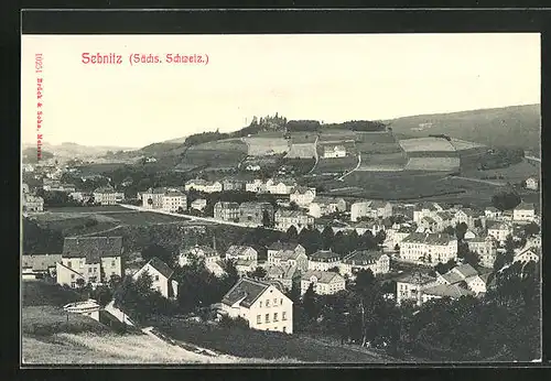 AK Sebnitz / Sächs. Schweiz, Totalansicht