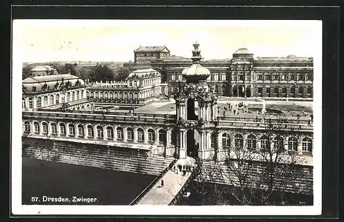 AK Dresden, Blick auf den Zwinger