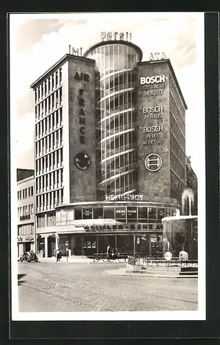 AK Frankfurt, Juniorhaus mit Kaiserbrunnen