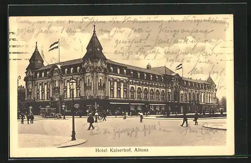 AK Hamburg-Altona, Hotel Kaiserhof