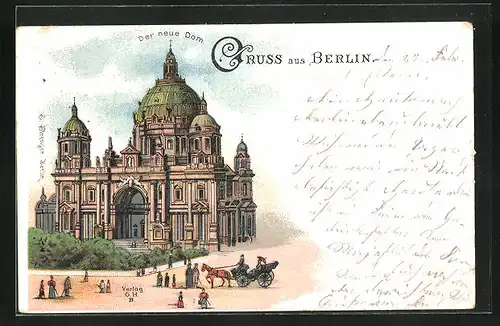 Lithographie Berlin, Der neue Dom