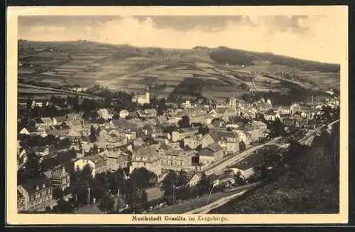 AK Graslitz / Erzgebirge, Gesamtansicht