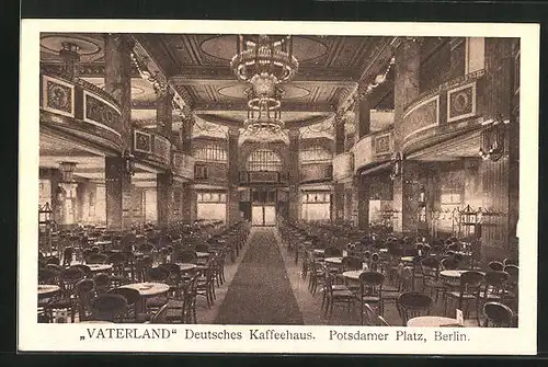 AK Berlin-Tiergarten, Haus Vaterland, Deutsches Kaffeehaus, Potsdamer Platz