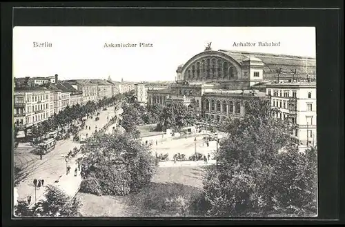 AK Berlin-Kreuzberg, Anhalter Bahnhof