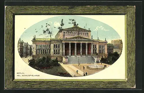 AK Berlin, Gendarmenmarkt, Königliches Schauspielhaus