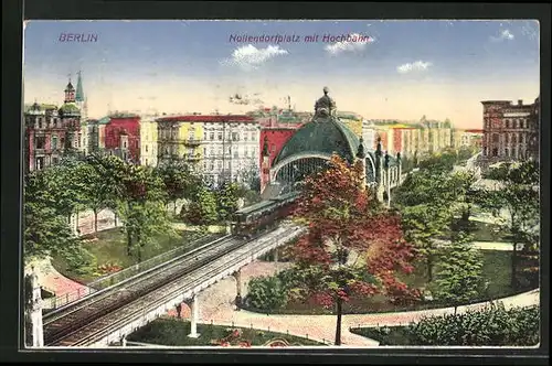 AK Berlin-Schöneberg, U-Bahn am Nollendorfplatz
